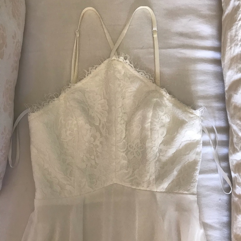 Beautiful white Lulu’s maxi/prom dress